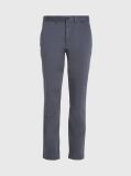 Grey Slim Chino Trousers  Men
