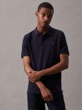 Μπλε Polo T-Shirt Πικέ Με Στενή Γραμμή  Άνδρας