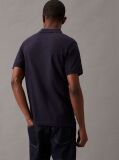 Μπλε Polo T-Shirt Πικέ Με Στενή Γραμμή  Άνδρας