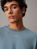 Μπλε Βαμβακερό T-shirt Με Λογότυπο  Άνδρας