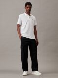 White Slim Piqué Tipping Polo Shirt  Men