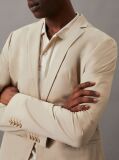 Beige Slim Seacell Blazer  Men