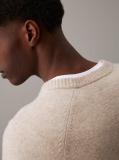 Beige Wool Jumper  Men