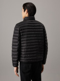 Black Packable Quilted Puffer Jacket  Men