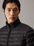 Black Packable Quilted Puffer Jacket  Men