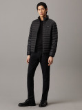 Black Packable Quilted Puffer Jacket  Men