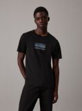 Μαύρο  T-shirt Με Gradient Σχέδιο  Άνδρας