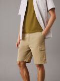 Μπλε Cargo Βερμούδα Από Twill Σε Ίσια Γραμμή  Άνδρας