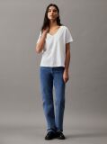 White V-neck T-shirt  Women