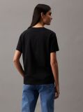 Black Organic Cotton Logo T-shirt  Women