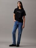 Black Organic Cotton Logo T-shirt  Women