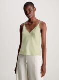 Yellow Crepe Cami Top  Women