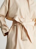 Beige Technical Cotton Trench Coat  Women