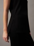 Black Crinkle Jersey Cami Top  Women