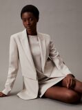 Beige Oversized Modular Blazer  Women