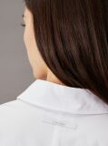 White Oversized Poplin Shirt  Women