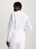 White Cotton Wrap Shirt  Women