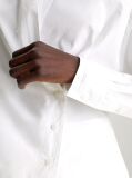 White Cotton Wrap Shirt  Women