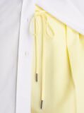 Yellow Structure Twill Shorts  Women