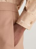 Beige Relaxed Cotton Shirt  Women