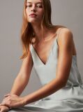 Green Relaxed Midi Slip Dress  Women