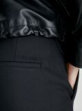 Black Essential Slim Straight Pants  Women