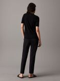 Black Slim Cotton Stretch Trousers  Women