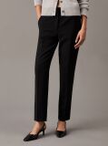 Black Slim Tapered Trousers  Women