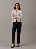 Black Slim Tapered Trousers  Women