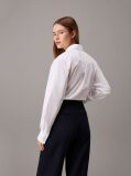 White Cotton Poplin Shirt  Women