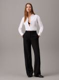 White Slim Stretch Shirt  Women