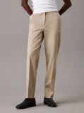 Beige Slim Tapered Chino Trousers  Women