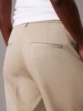 Beige Slim Tapered Chino Trousers  Women