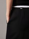 Black Sheer Panel Ankle Skirt  Women