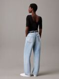 Black Skinny Modal Scoop Back Top  Women