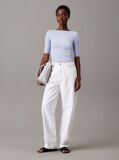 Blue Skinny Modal Scoop Back Top  Women