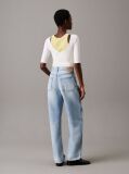 White Skinny Modal Scoop Back Top  Women