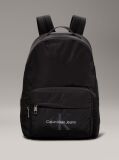 Black Round Backpack  Men