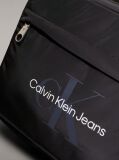 Black Round Backpack  Men