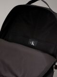 Black Round Backpack  Men