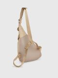 Beige Ripstop Crossbody Sling Bag  Men