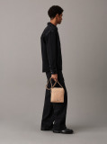 Beige Reporter Bag  Men