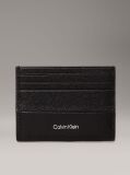 Black Leather Cardholder  Men