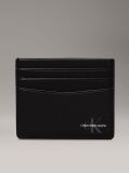 Black Leather RFID Cardholder  Men