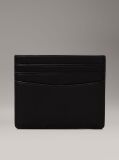 Black Leather RFID Cardholder  Men