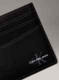 Black Leather RFID Cardholder  Men
