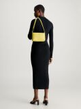 Yellow Faux Leather Crossbody Bag  Women