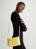 Yellow Faux Leather Crossbody Bag  Women