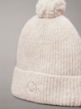 Grey Soft Pom-Pom Beanie  Women