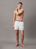 White Double Waistband Swim Shorts - Intense Power  Men